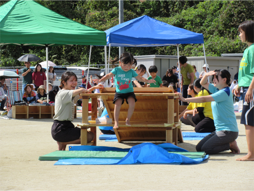 ３才児　平均台